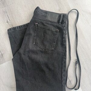 Acne Men's Dark Gray Straight Jeans